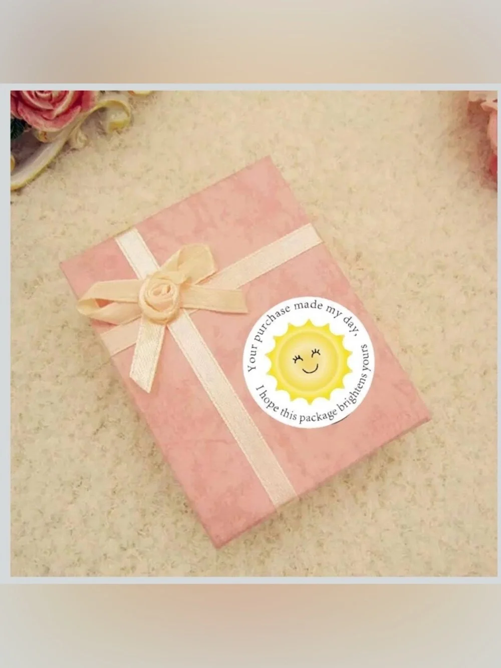 100 Your Purchase Made My Day 2” Stickers